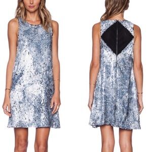 Sam Edelman Black and Silver Sequin Dress